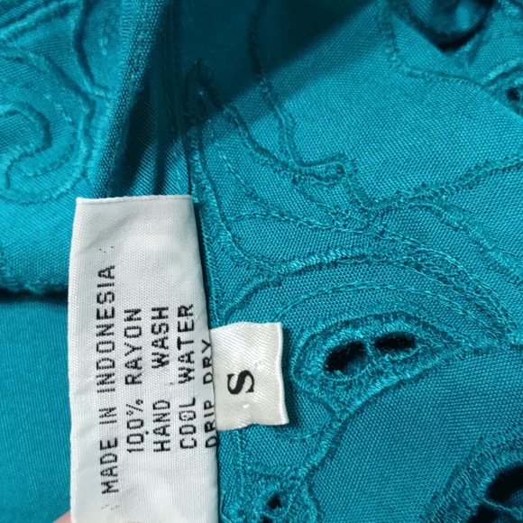 Vintage Surya Top/Skirt w/Cutwork Embroidery - Picture 9 of 11